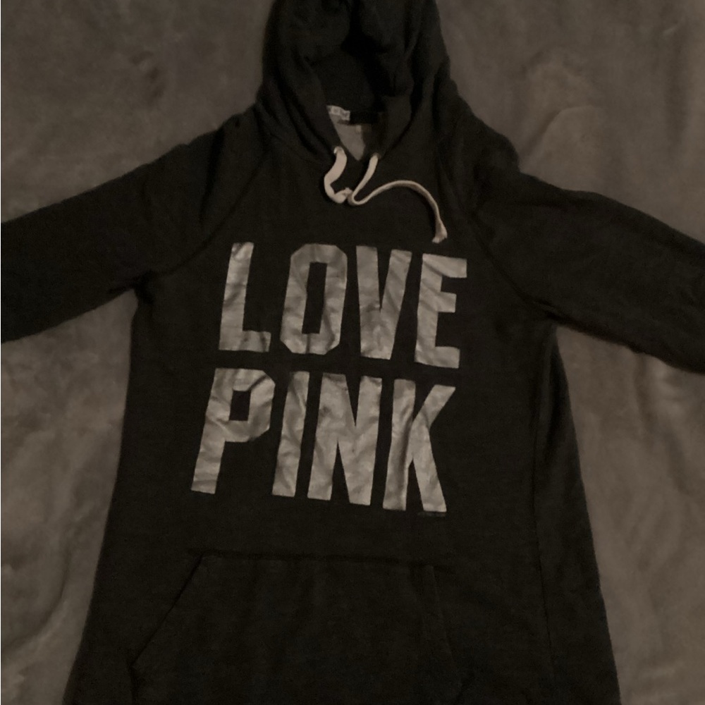 PINK Victoria's Secret Charcoal Hoodie